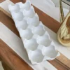 Inspire Me! Home Decor White Ceramic Egg Tray KITCHEN