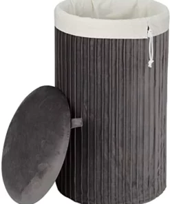 Inspire Me! Home Decor Lydia Pleated Hamper (3 Colors)