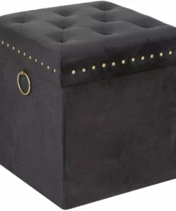 Inspire Me! Home Decor Gold Anastasia Storage Ottoman (4 Colors)