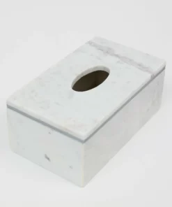 Inspire Me! Home Decor Marble Tissue Cover (2 Colors) Gold