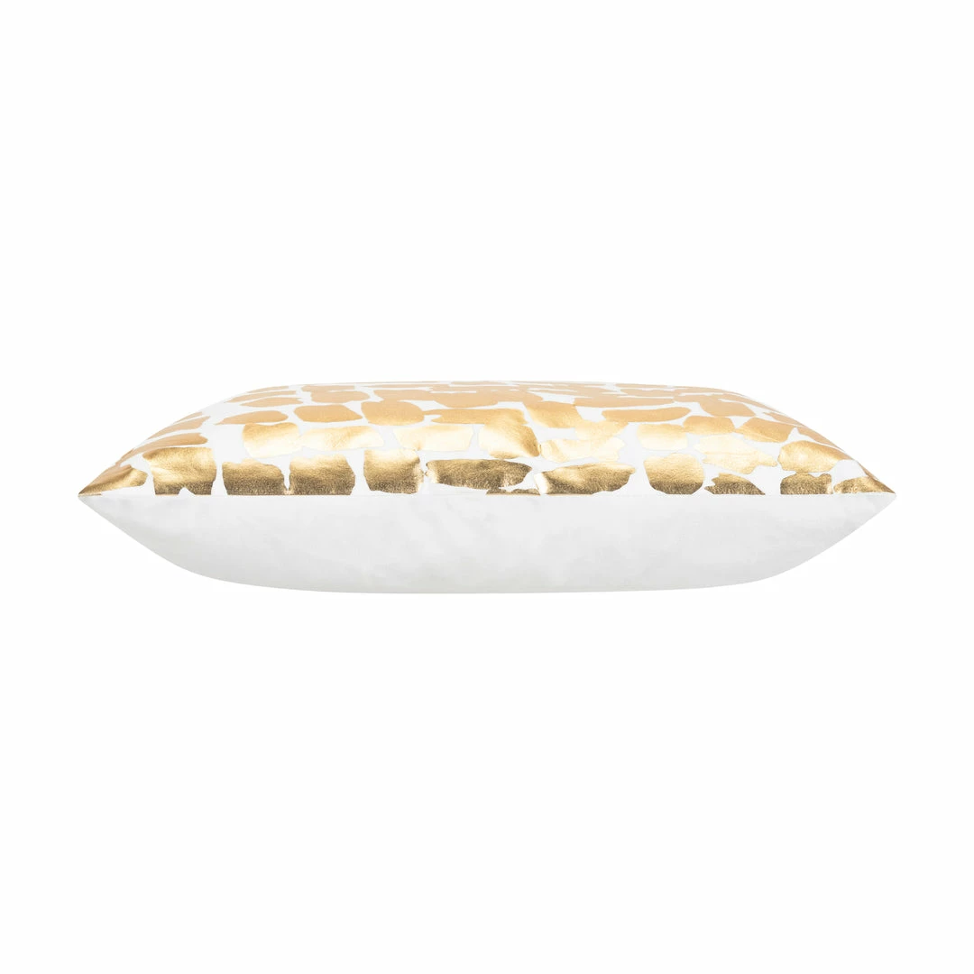 Cloud9d PILLOWS, RUGS, & THROWS Becca Ivory And Gold Pillow - 20" X 20" 4 Cloud9d PILLOWS, RUGS, & THROWS Becca Ivory And Gold Pillow - 20" X 20"