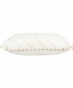 Cloud9d Diamond Beige Pillow - 20" X 20" PILLOWS, RUGS, & THROWS