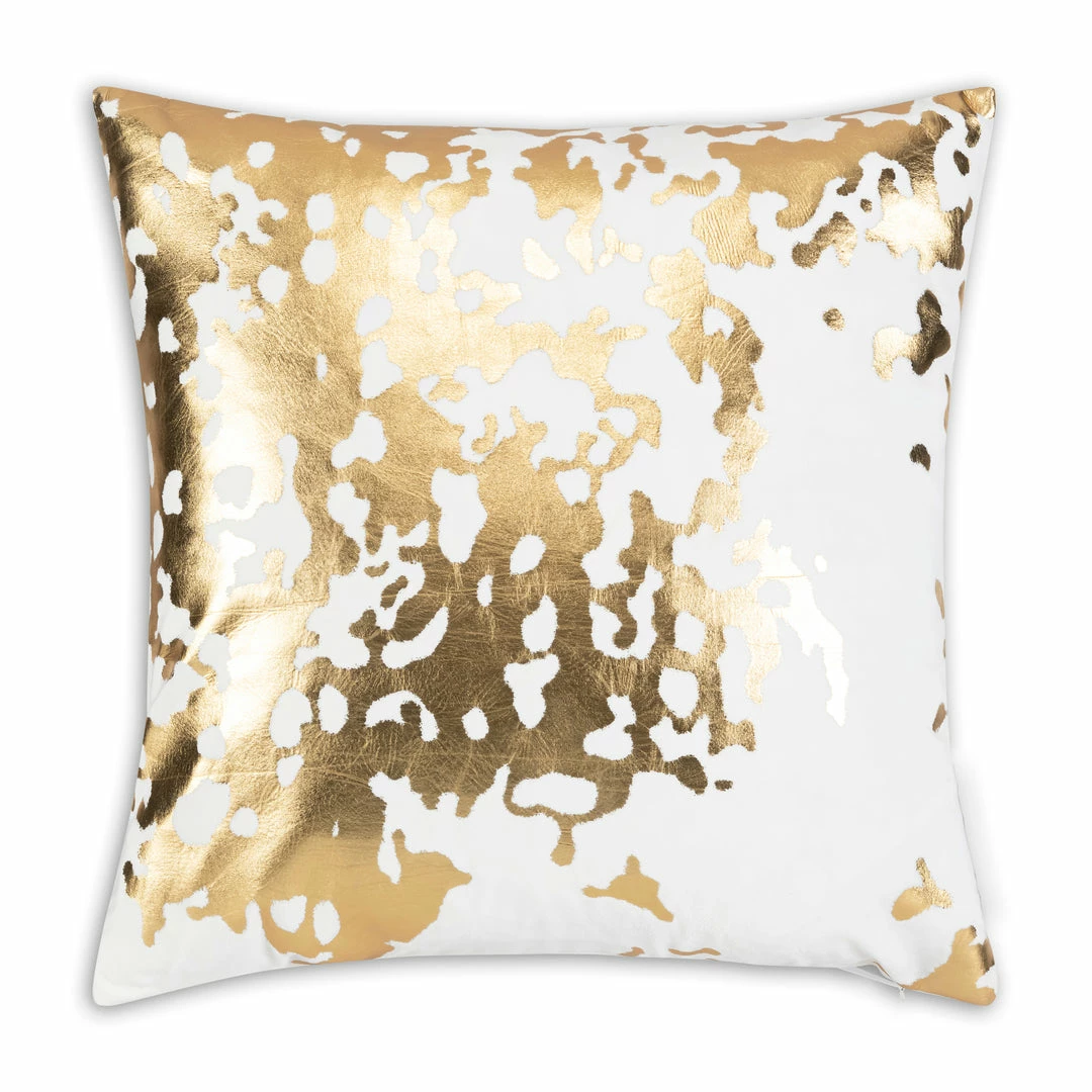 Cloud9d PILLOWS, RUGS, & THROWS Elise Ivory Gold Pillow - 20" X 20" 3 Cloud9d PILLOWS, RUGS, & THROWS Elise Ivory Gold Pillow - 20" X 20"