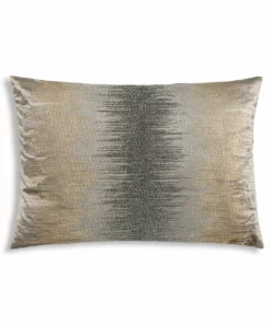 Cloud9d Inaya - Grey Velvet Pillow W/ Multicolor Embroidery - 20" X 14"