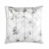 Cloud9d Keva - Digital Print Velvet Square Pillow W/ Hand Beaded Silver Crystal Beads - 22" X 22" 2 Cloud9d Keva - Digital Print Velvet Square Pillow W/ Hand Beaded Silver Crystal Beads - 22" X 22"