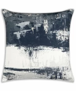 Cloud9d Birch - Printed Outdoor Pillow W/ Multicolor And Silver Metallic Design (2 Styles) - 18" X 18" PILLOWS, RUGS, & THROWS