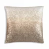 Cloud9d Ombre - Sequin Pillow In Ivory And Gold Sequins - 22" X 22" 1 Cloud9d Ombre - Sequin Pillow In Ivory And Gold Sequins - 22" X 22"