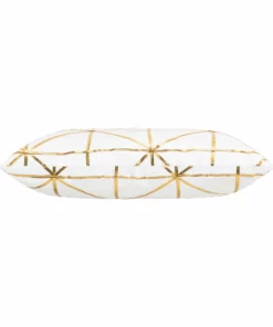 Cloud9d PILLOWS, RUGS, & THROWS Sera Ivory Gold Pillow - 20" X 20"