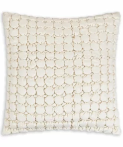 Cloud9d PILLOWS, RUGS, & THROWS Serena Beige Pillow - 20" X 20"
