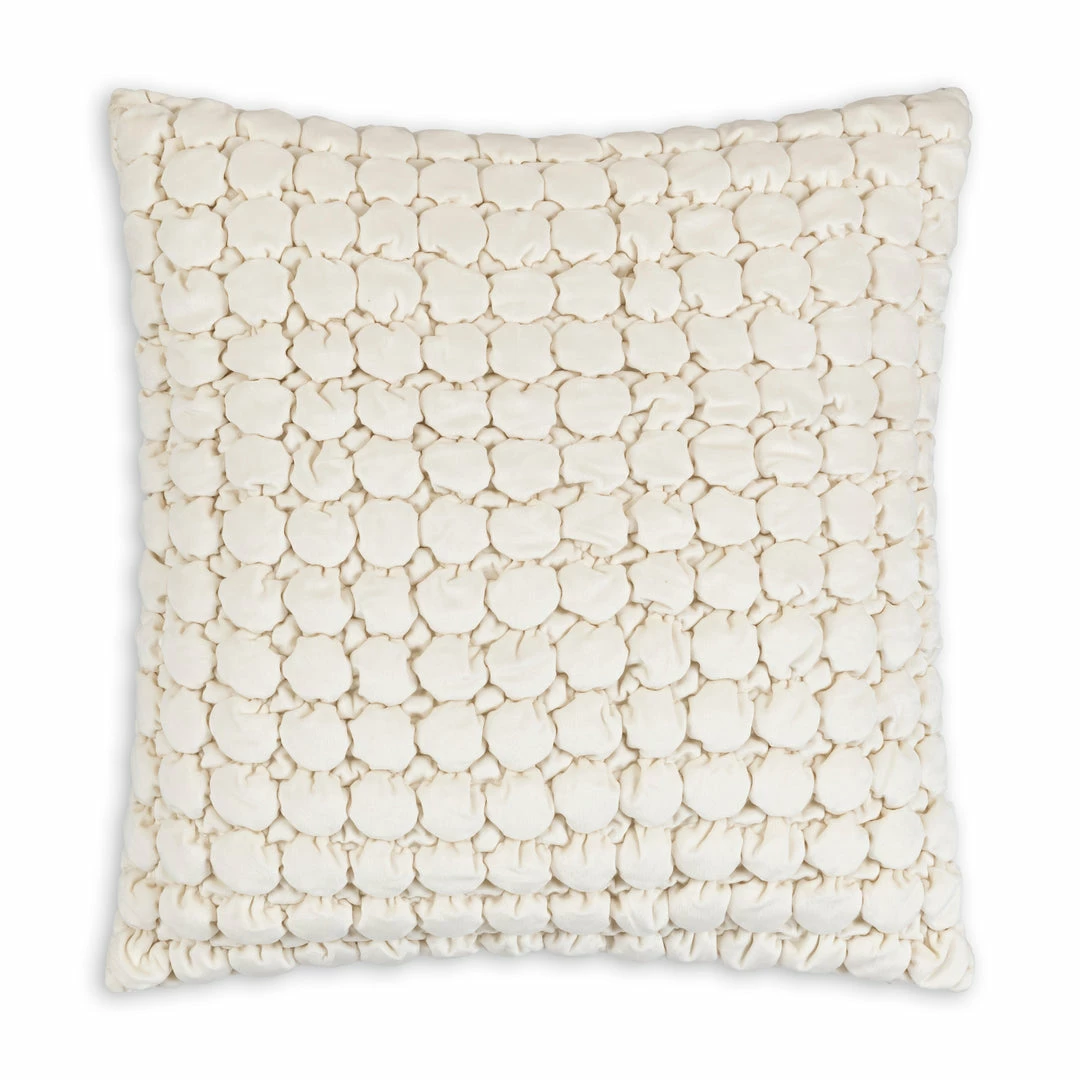Cloud9d PILLOWS, RUGS, & THROWS Serena Beige Pillow - 20" X 20" 3 Cloud9d PILLOWS, RUGS, & THROWS Serena Beige Pillow - 20" X 20"
