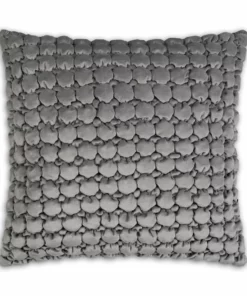 Cloud9d PILLOWS, RUGS, & THROWS Serena Grey Pillow - 20" X 20"