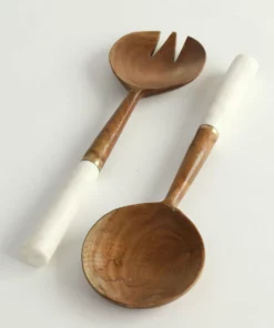 Inspire Me! Home Decor Wood Servers W/ Marble Handle KITCHEN