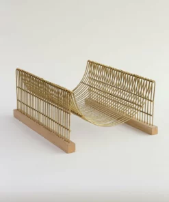 Inspire Me! Home Decor Gold Metal And Mango Wood Dish Drying Rack 7 Inspire Me! Home Decor Gold Metal And Mango Wood Dish Drying Rack