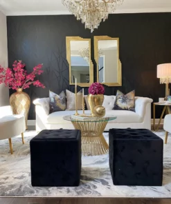 Inspire Me! Home Decor OTTOMANS Genevieve Storage Ottoman (3 Colors)