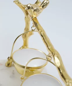 Inspire Me! Home Decor Branch Marble Serving Tray