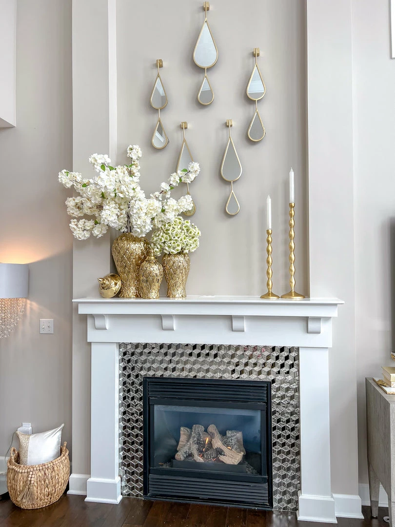 Inspire Me! Home Decor WALL ART & MIRRORS Teardrop Mirrors (Set Of 5) (2 Colors) 3 Inspire Me! Home Decor WALL ART & MIRRORS Teardrop Mirrors (Set Of 5) (2 Colors)