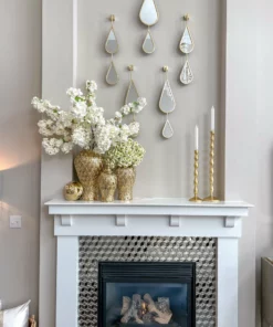 Inspire Me! Home Decor WALL ART & MIRRORS Teardrop Mirrors (Set Of 5) (2 Colors) 22 Inspire Me! Home Decor WALL ART & MIRRORS Teardrop Mirrors (Set Of 5) (2 Colors)