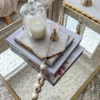 Inspire Me! Home Decor White And Gold Candle Snuffer 1 Inspire Me! Home Decor White And Gold Candle Snuffer
