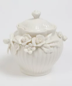 Inspire Me! Home Decor White Floral Tea Set (3 Items) Each Sold Individually KITCHEN