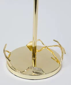 Inspire Me! Home Decor Gold Leaf Detailed Paper Towel Holder