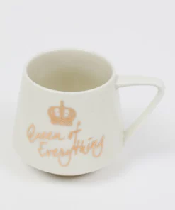 Inspire Me! Home Decor Queen Of Everything Mug Gold