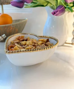 Inspire Me! Home Decor Gold Heart Bowl (2 Colors) 11 Inspire Me! Home Decor Gold Heart Bowl (2 Colors)