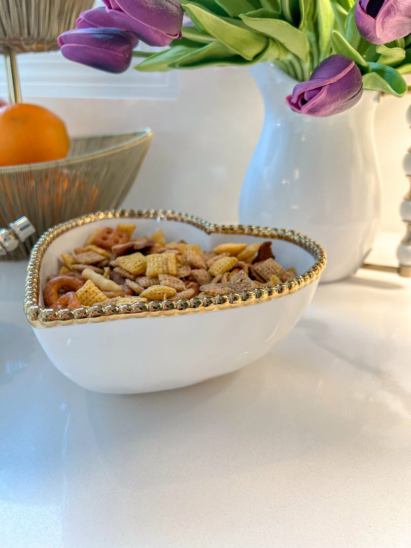 Inspire Me! Home Decor Gold Heart Bowl (2 Colors) 7 Inspire Me! Home Decor Gold Heart Bowl (2 Colors)