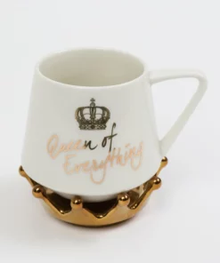 Inspire Me! Home Decor Queen Of Everything Mug Gold