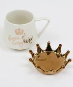 Inspire Me! Home Decor Queen Of Everything Mug Gold