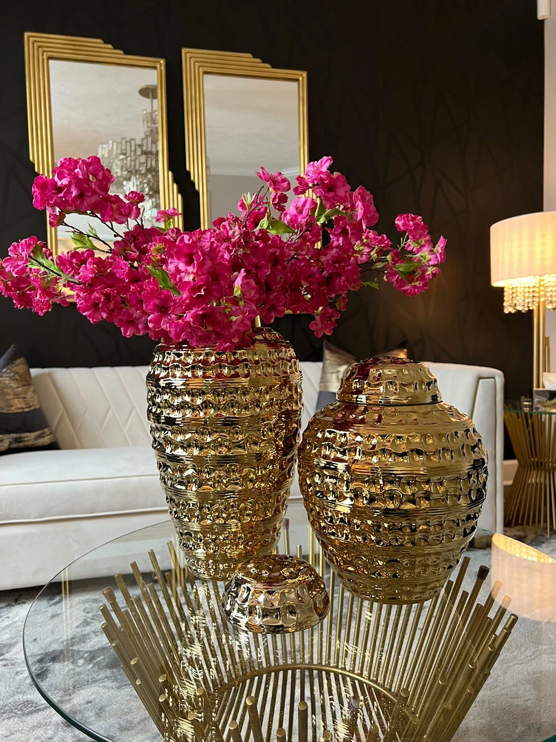 Inspire Me! Home Decor Gold Hammered Ginger Jar (2 Sizes) 4 Inspire Me! Home Decor Gold Hammered Ginger Jar (2 Sizes)