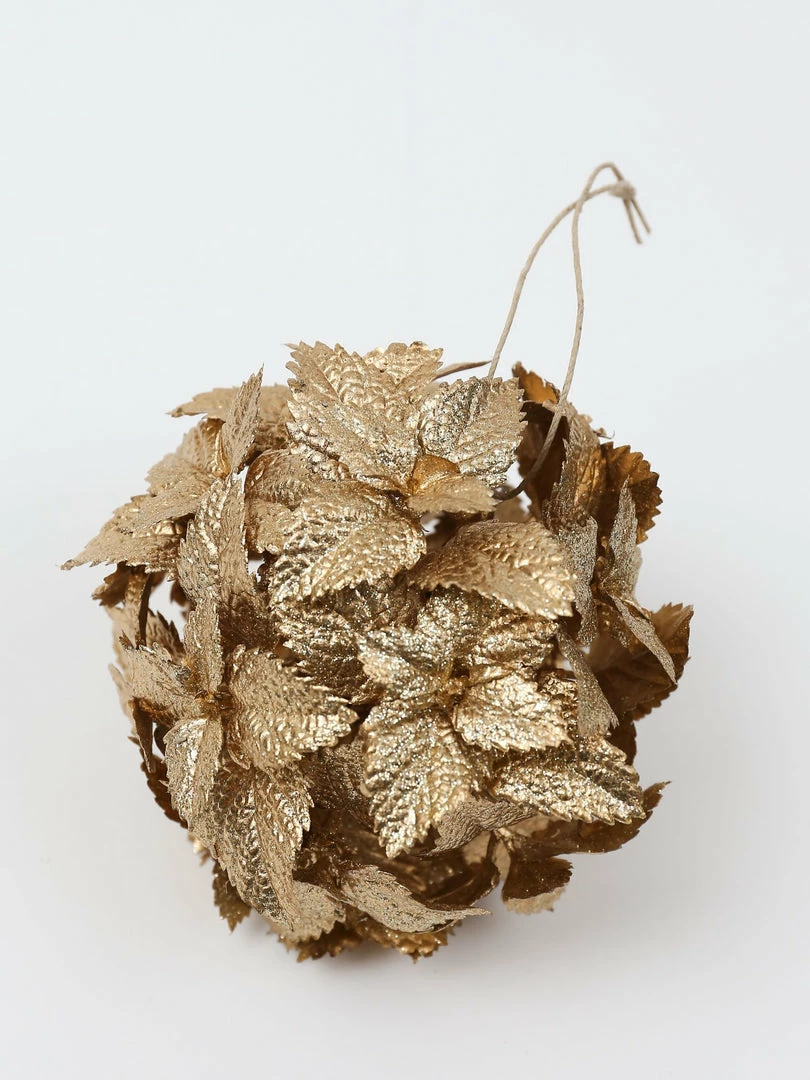 Inspire Me! Home Decor Gold Leaf Orb Ornaments (2 Colors) 7 Inspire Me! Home Decor Gold Leaf Orb Ornaments (2 Colors)