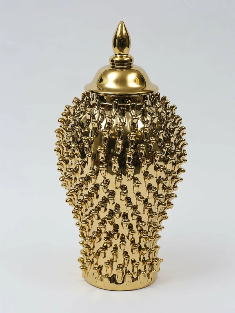 Inspire Me! Home Decor Gold Studded Ginger Jar (3 Sizes) 14 Inspire Me! Home Decor Gold Studded Ginger Jar (3 Sizes)