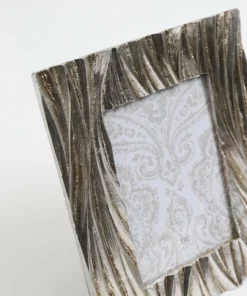 Inspire Me! Home Decor Silver Textured Picture Frame (2 Sizes)