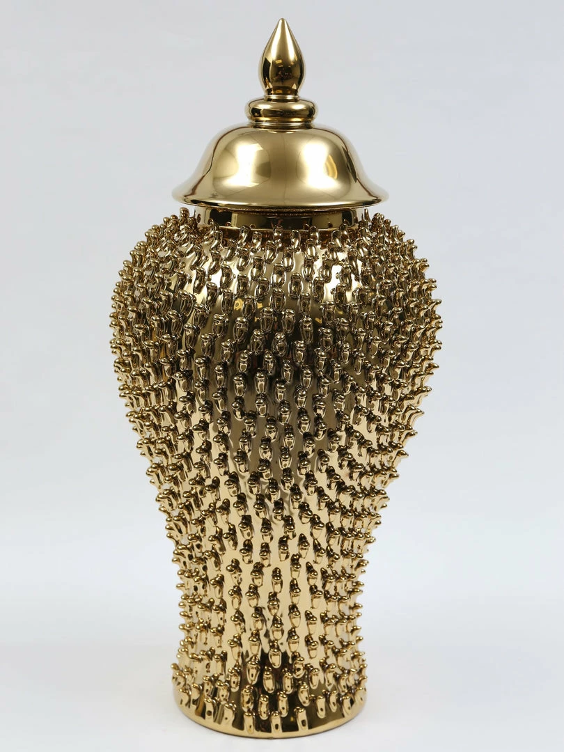 Inspire Me! Home Decor Gold Studded Ginger Jar (3 Sizes) 13 Inspire Me! Home Decor Gold Studded Ginger Jar (3 Sizes)