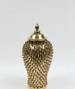Inspire Me! Home Decor Gold Studded Ginger Jar (3 Sizes) 27 Inspire Me! Home Decor Gold Studded Ginger Jar (3 Sizes)
