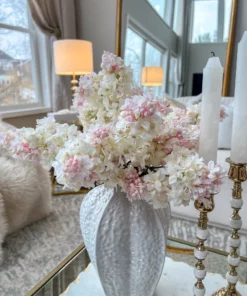 Inspire Me! Home Decor 25" Cream/Pink Lilac Stem