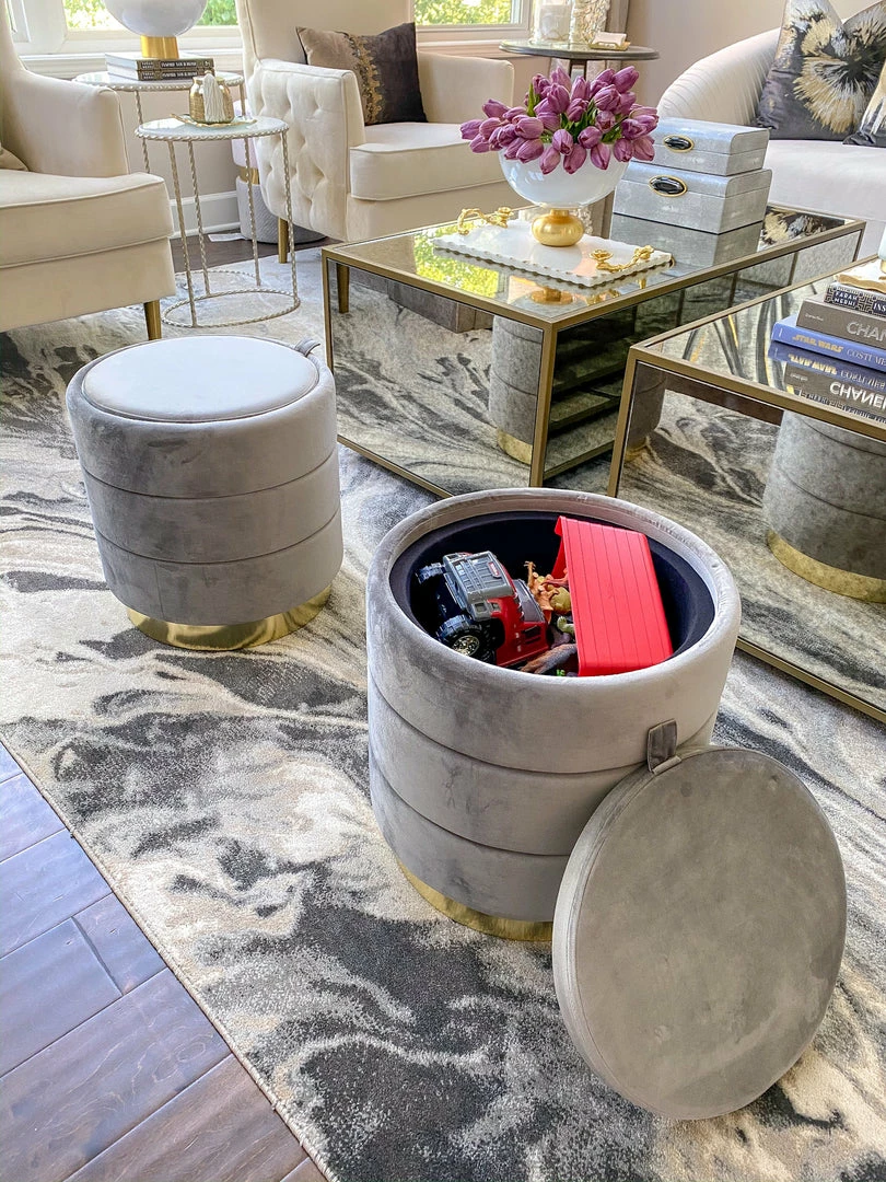 Inspire Me! Home Decor Olivia Storage Ottoman (3 Colors) 8 Inspire Me! Home Decor Olivia Storage Ottoman (3 Colors)