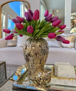 Inspire Me! Home Decor Real Touch Tulip Bouquet (8 Colors)