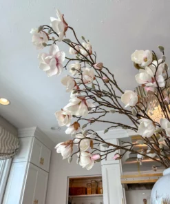 Inspire Me! Home Decor Cream Magnolia Branch Stem