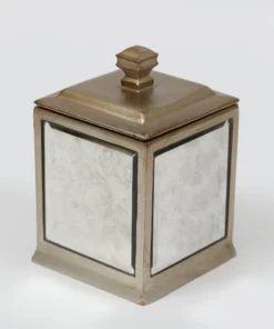 Inspire Me! Home Decor Antique Mirror Patterned Bath Collection (7 Items) Silver 15 Inspire Me! Home Decor Antique Mirror Patterned Bath Collection (7 Items) Silver