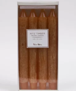 Inspire Me! Home Decor Set Of 4 Metallic Taper Candles (5 Colors)