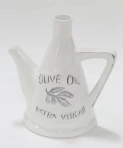 Inspire Me! Home Decor White Olive Oil Dispenser