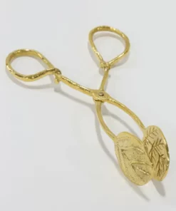 Inspire Me! Home Decor Gold Leaf Snack Tongs