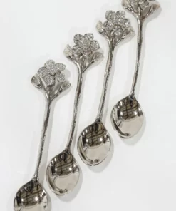 Inspire Me! Home Decor Jeweled Flower Tea Spoon (2 Colors)