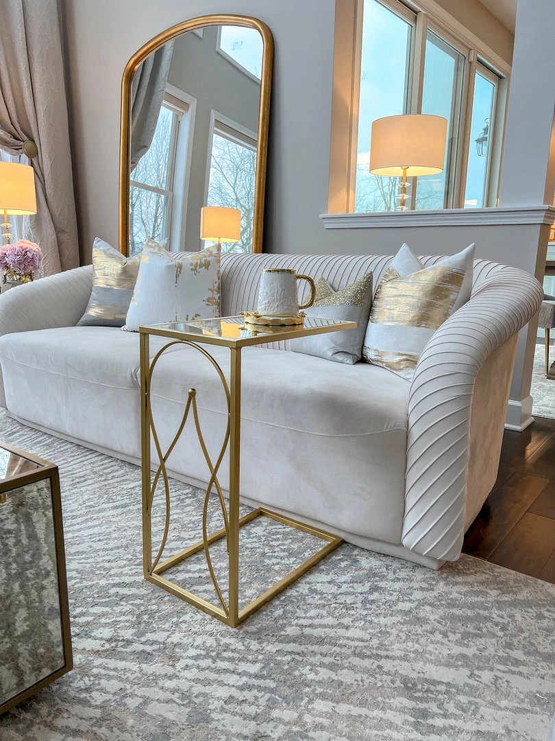 Inspire Me! Home Decor Gold Mirror Top C Table 3 Inspire Me! Home Decor Gold Mirror Top C Table