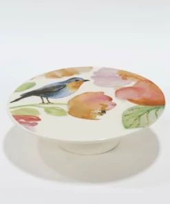 Inspire Me! Home Decor KITCHEN Bird & Floral Cakestand