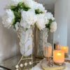 Inspire Me! Home Decor Gold Branch Vase With White Glass Insert