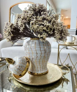 Inspire Me! Home Decor Beige Baby's Breath Stem