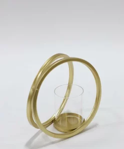 Inspire Me! Home Decor Gold Circle Candle Holders (Set Of 3) 12 Inspire Me! Home Decor Gold Circle Candle Holders (Set Of 3)
