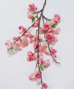 Inspire Me! Home Decor Floral Stems Pink Cherry Blossom Branch Stem
